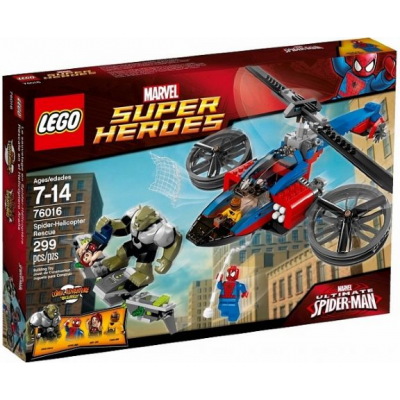 LEGO SUPER HEROS Le sauvetage en spider-hélicoptere 2014